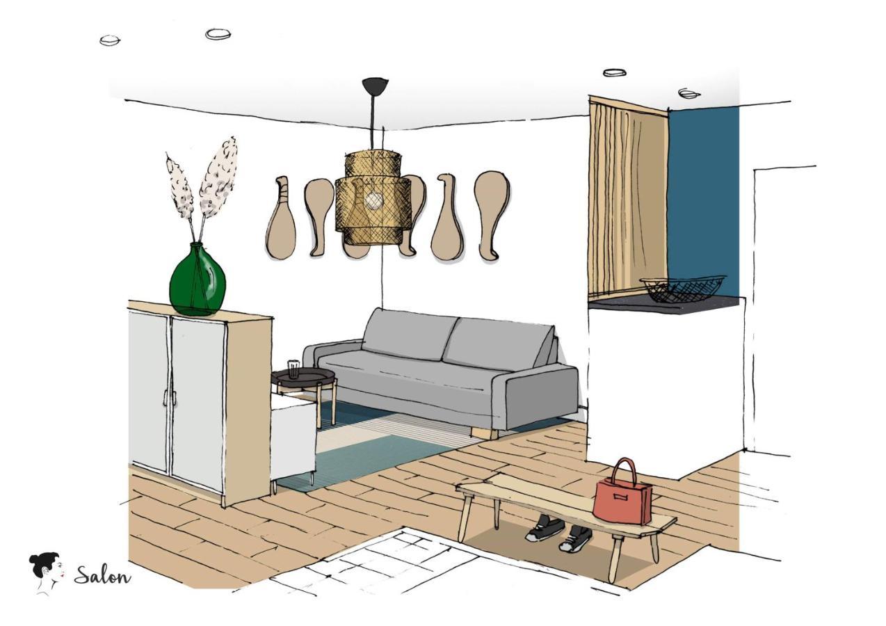 Ilunabarra - Appartement Calme, Vue Mer, Parking - Wifi Ciboure Kültér fotó