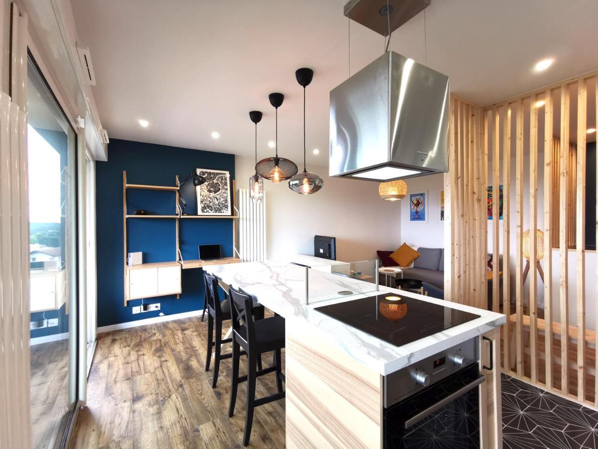 Ilunabarra - Appartement Calme, Vue Mer, Parking - Wifi Ciboure Kültér fotó