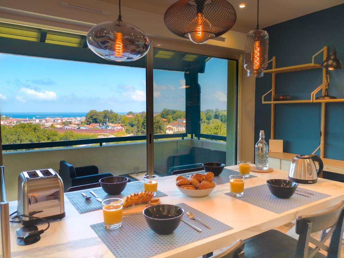 Ilunabarra - Appartement Calme, Vue Mer, Parking - Wifi Ciboure Kültér fotó